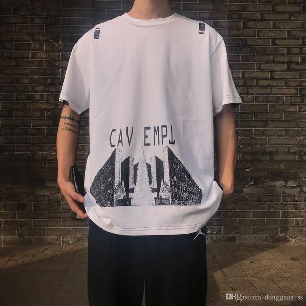 

2020 t-shirt two point t-shirts casual black white stitching tee dongguan_ss, White;black