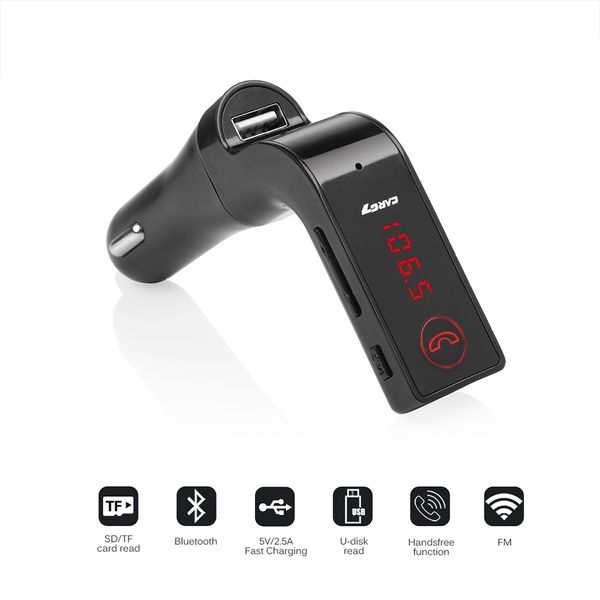 

bluetooth wireless car mp3 music audio player hands fm transmitter radio music player with lcd display