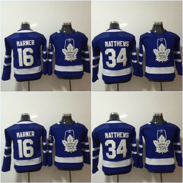 

Youth Kids 2018 New Style Toronto Maple Leafs 16 Mitchell Marner 34 Auston Matthews High Quality Free Shipping Hockey Jerseys
