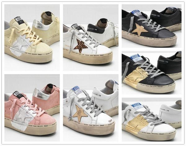 

Italy luxury brand ace golden goo e uper tar de igner neaker ggdb do old dirty hoe men women port ca ual hoe, Black