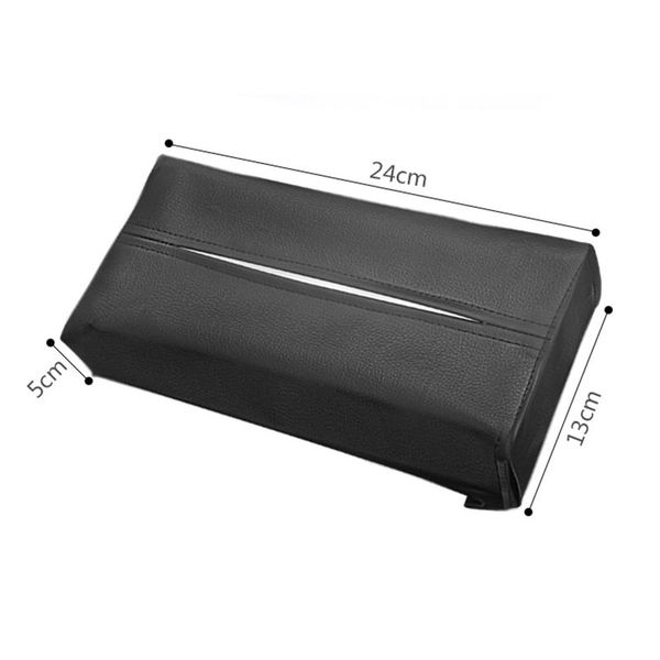 

new car pu leather tissue box sunvisor armrest box chair back tissue holder cover case paper towel holder auto accessories