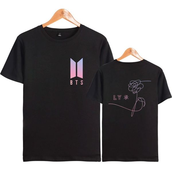 bts bulletproof juvenile group new album loveyourself album respond to aid lovers short sleeve t pity, Black
