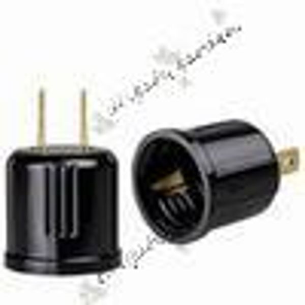 

outlet to e26 lamp socket ploarized socket adapter converts