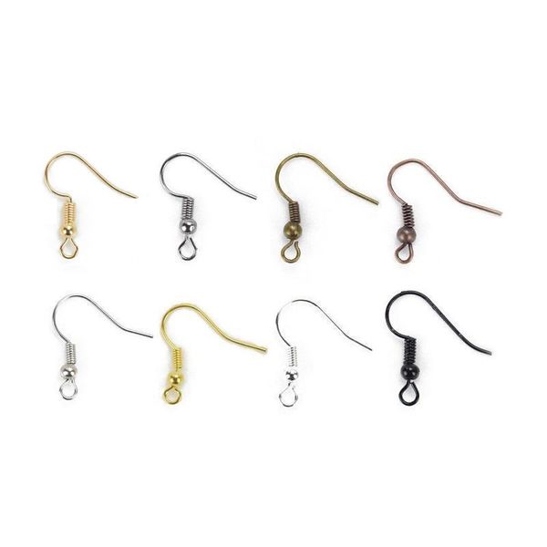 

new fashion 100pcs earring findings 20x17mm diy earrings clasps hooks fittings diy jewelry making accessories iron hook jewelry, Silver