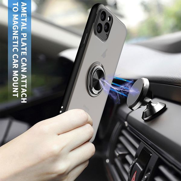 

luxury designer iphone 11 pro max phone case with magnet ring silicone cases iphone x xr xs max 6 6s plus 7/8 cover