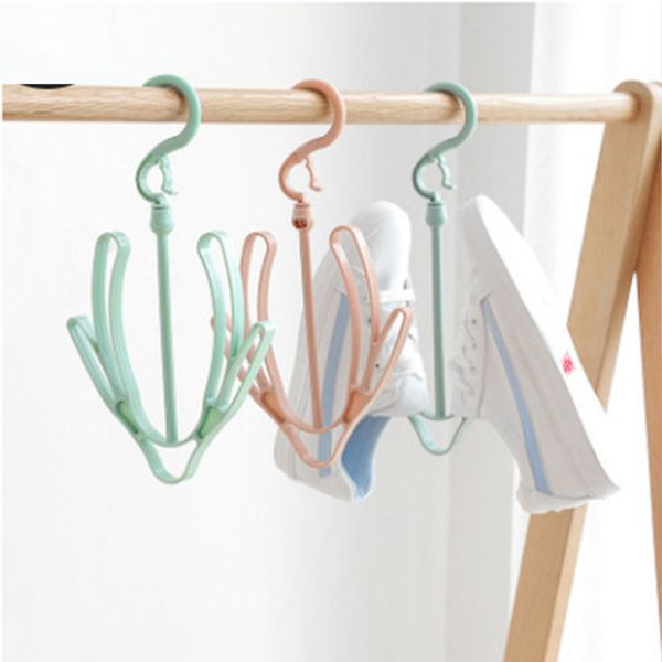 

multi-function children kids shoes hanging storage shelf drying rack shoe rack stand hanger wardrobe organizer adults
