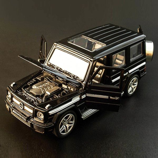 

alloy diecast model car g65 suv 1:32 children metal toys wheels sport car pull back flashing kids birthday christmas gifts t200110