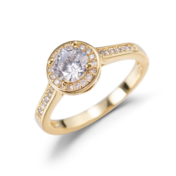 

cross border creative wish new female ring european and american women round zircon full diamond ring micro jewelry wholesale