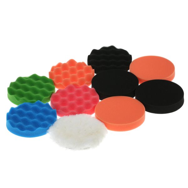 

car polishing waxing buffing pad sponge plate kit for automobile polisher buffer waxer sander with m14 shank
