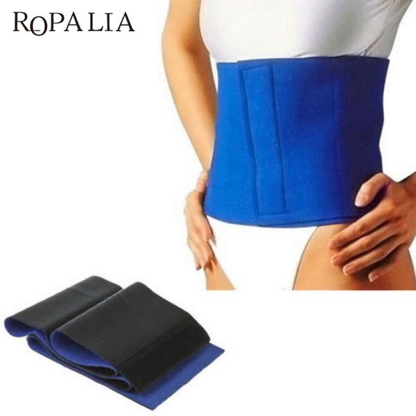 

slimming color ropalia belt blue men body waist shaper girdle adjustable tummy tuck fat slim