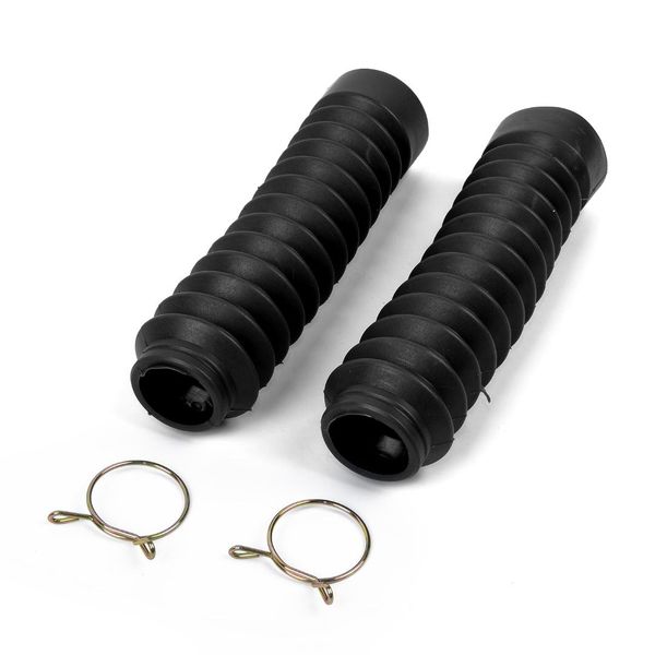 

boots motorcycle fork cover universal front 25x28mm accessories parts set kit rubber