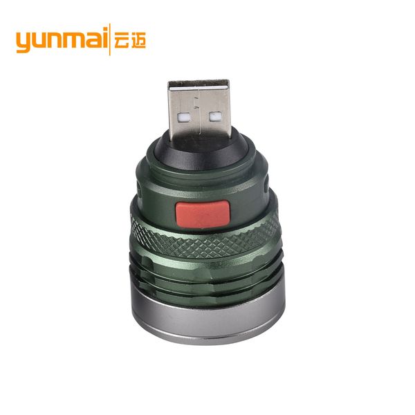 

light lamp holder move power supply charge precious usb interface power supply portable electrodeless zoom flashlight