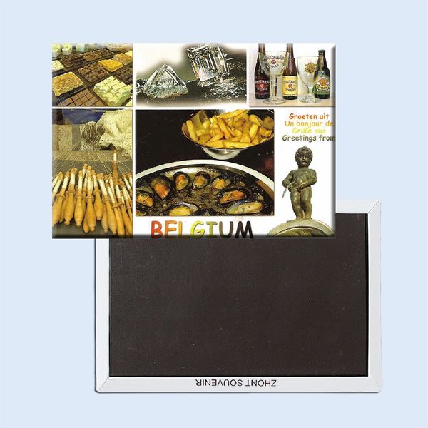 

бельгия старинные открытки magnet 20050 tourist памятные подарочные украшения магниты на холодильник магниты