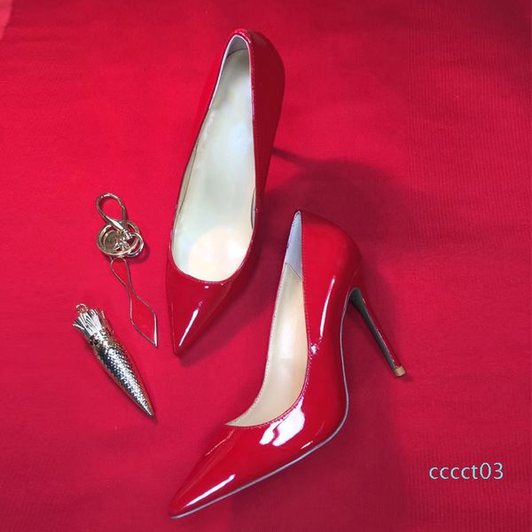 

women red bottom pumps high heels shoes peep toe stiletto dress shoes platform patent leather party wedding dress shoes ct03, Black