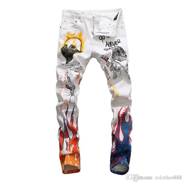 

2020 men's jeans 2020 trend summer designer slim jeans italy fashion pants mens skinny jeans mens clothing, Blue