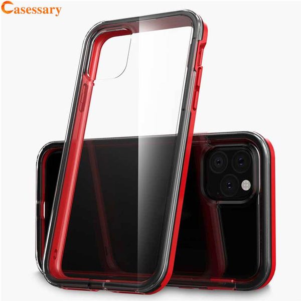 

transparent tpu pc hybrid slim phone cases cover for iphone 11 pro max xr xs max iphone 8 7 6 plus