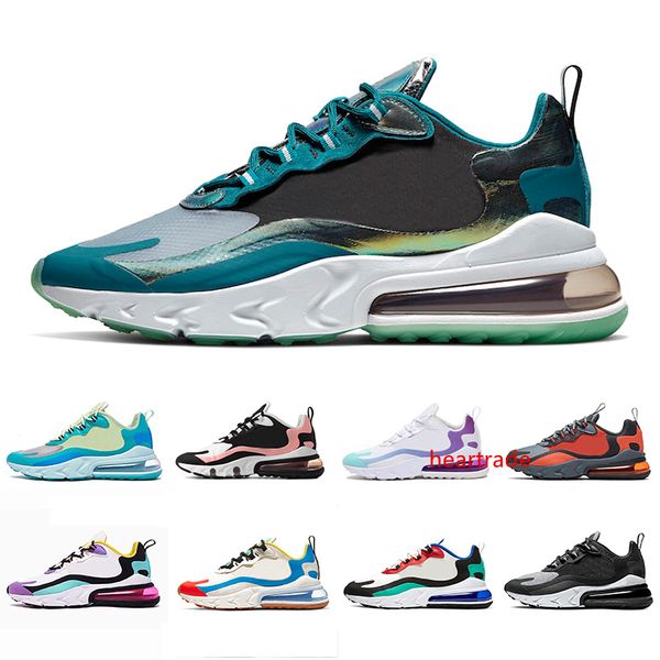 

stock x air sea green react mens running shoes cream blue bleached coral bauhaus blue dusk purple hyper jade bright violet sports sneakers