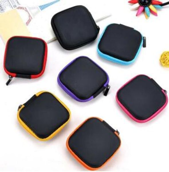 Portable Earphone Cable Earbuds Storage Hard Case Carrying Pouch Bag SD Card Box