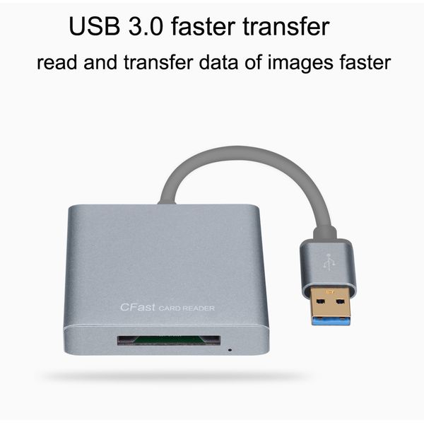 

cfast 2.0 usb3.0 card reader adapter 500mb/s high speed cfast card reader