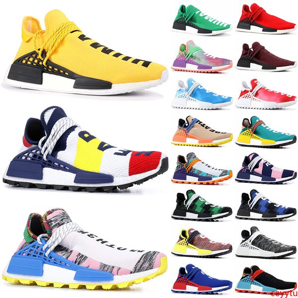 

nmd humen race pharrell williams boys club mult color solar pack mother clear sky white chaep mens designer shoes running sneakers