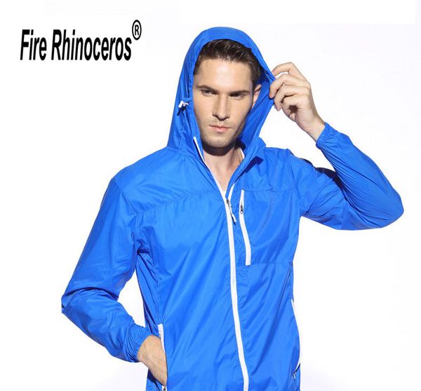 

brand new men women quick dry hiking camping waterproof protection coats outdoor sport skin windbreak thin hiking jackets, Blue;black