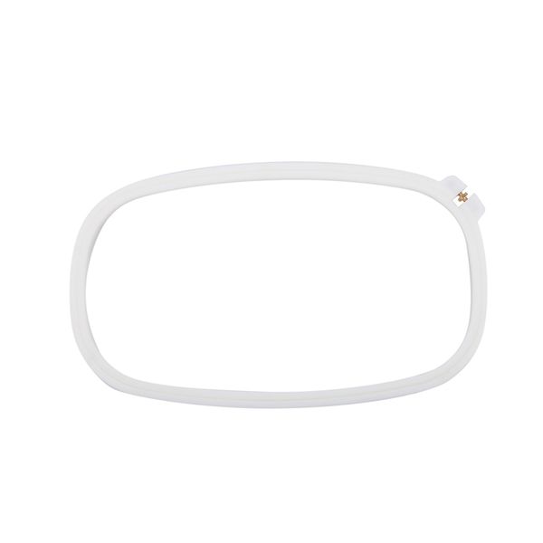 

rectangle plastic embroidery frame cross stitch hoop ring sewing tool, Black