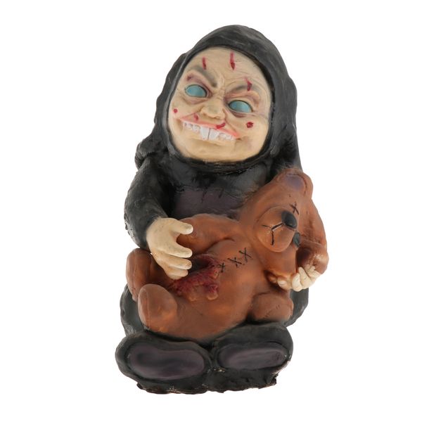 

creepy scary witch doll figure halloween decoration stage party props