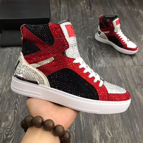

new good quality high man arena shoes flat luxury new designer casual shoes hip hop male hy189602, Black