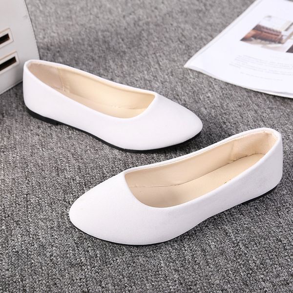 

лето простого мягкой девушка сладкого круглый toe обувь flat bottom школьница офис lady drive автомобили белая обувь ленивые квартиры cj1912, Black