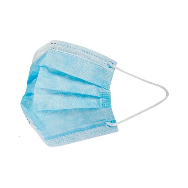 

dhl ship 100 1pcs facial3 layer ear loop dust wind 3 fly non woven filter duststereo mask blue house fast 2xs9