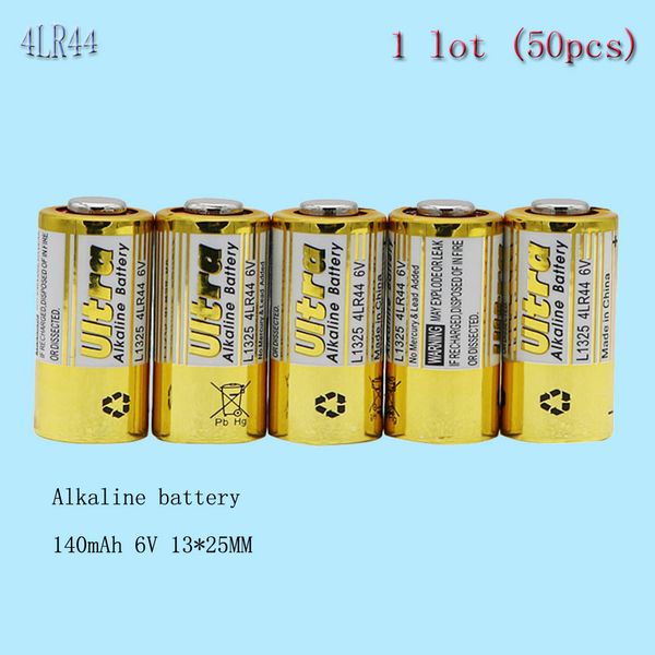 

50шт 1 серия 4lr44 6v 476a l1325 сухой щелочные батареи автомобиля дистанционного управления часы игрушки калькулятор высокой емкости