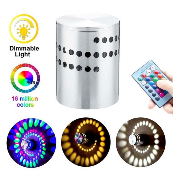 

new modern led ceiling light 3w rgb wall sconce for art gallery decoration front balcony lamp porch corridors light fixture