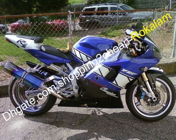 Обтечрение кузова для Yamaha YZF 1000 R1 YZFR1 00 01 YZF-R1 YZF1000 2000 2001 Sport Moto Shell Blue Black White (литье под давлением)