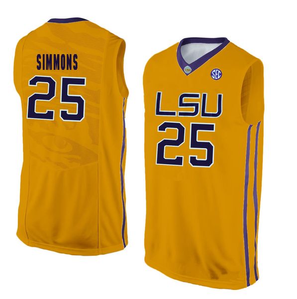 

ben simmons stitched kids lsu tigers branden jenkins danya kingsby daryl edwards customized college basketball jersey, Black