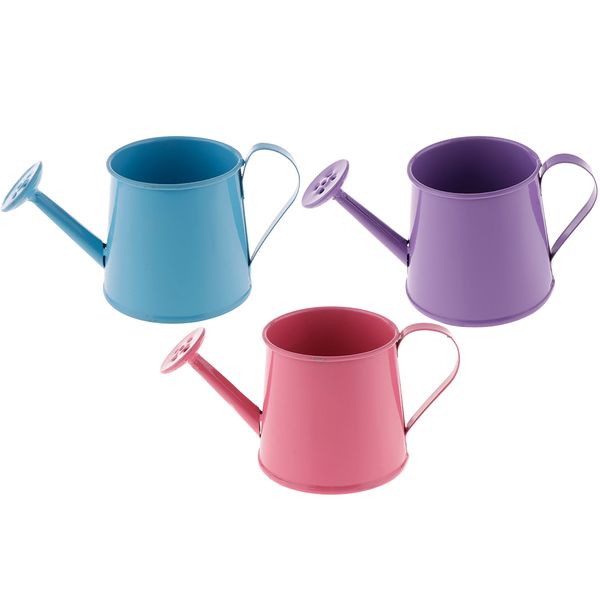 

3pcs pastoral metal iron retro flower watering pot flower barrel succulent plant flowerpots for home garden balcony decor