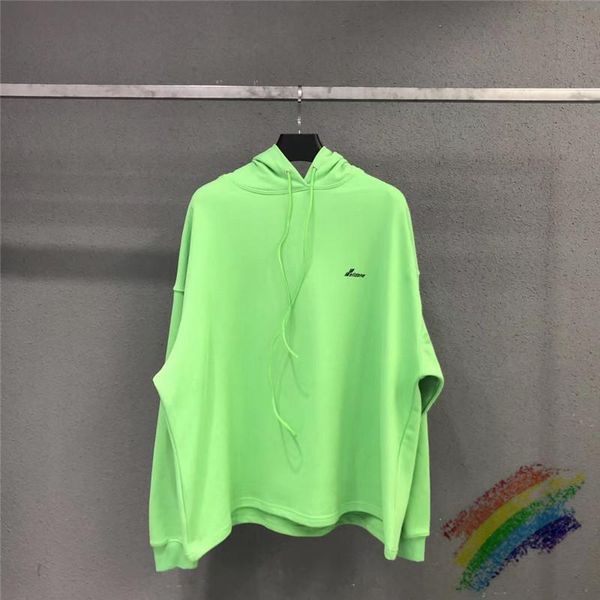 

pullover men women welldone hoodie sweatshirt embroidery we11 done pullover, Black