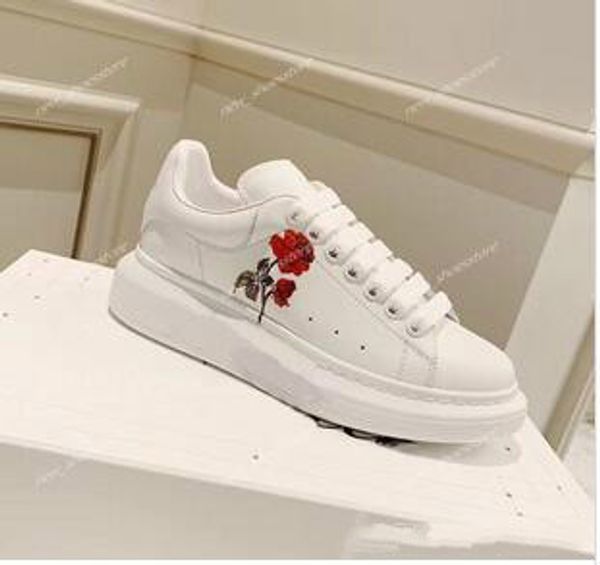

new5d color printing, level printing beat designer shoes trainers white leather platform sneakers womens mens flat casual party wedding, Black