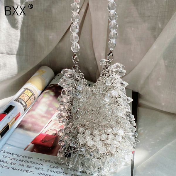 

bxx] 2020 кристалл вечерние сумки женщины из бисера перл кошельки сцепление сумки дамы тканые сумки на ремне, свадеб hl936