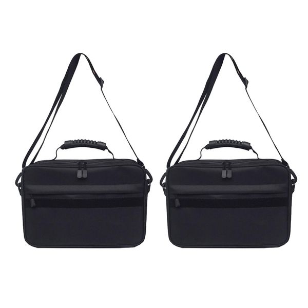 

2pcs fishing reel storage bag large lure line hook gear box tackle case holdall
