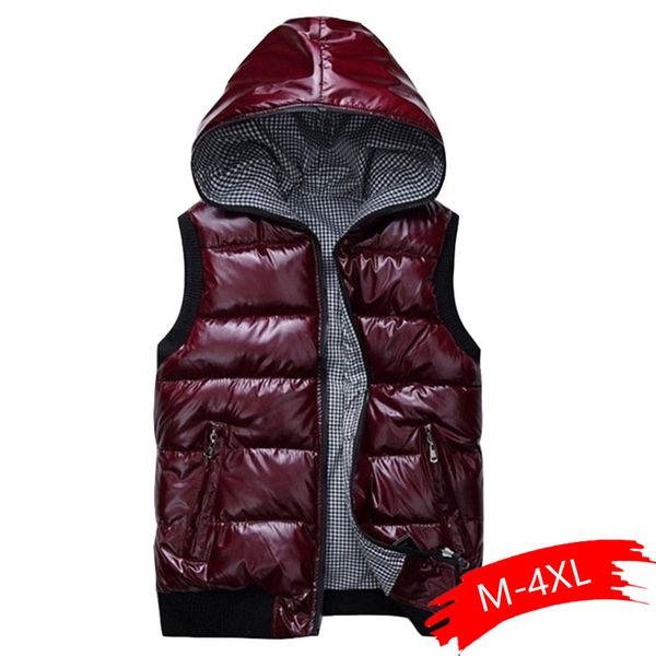 

autumn winter hooded light thin women cotton vest jacket 2019 new fashion large size pure color women jacket vest, Black;white