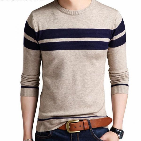 

2019 mens knitted cashmere wool sweaters autumn winter new pullover men casual o-neck jumper sweater men pull homme, White;black