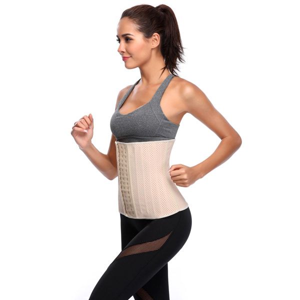 

waist trainer shapers waist trainer corset slimming belt shaper body shaper slimming modeling strap belt steel bones for 25 2019 new 948, Black;white