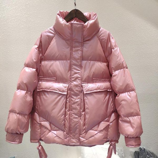 

2020 anti-season clearance sale new thick down jacket female korean version of the small white duck down korean student coat, Black