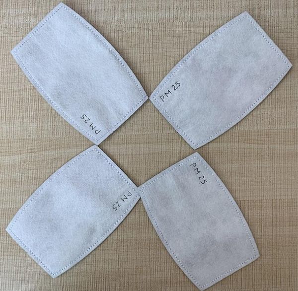 

in stock PM 2.5 Filter Paper for Anti Haze Dust Face Mask Activated Carbon Filter Anti Dust Mouth Cover Outdoor Work Masks men women