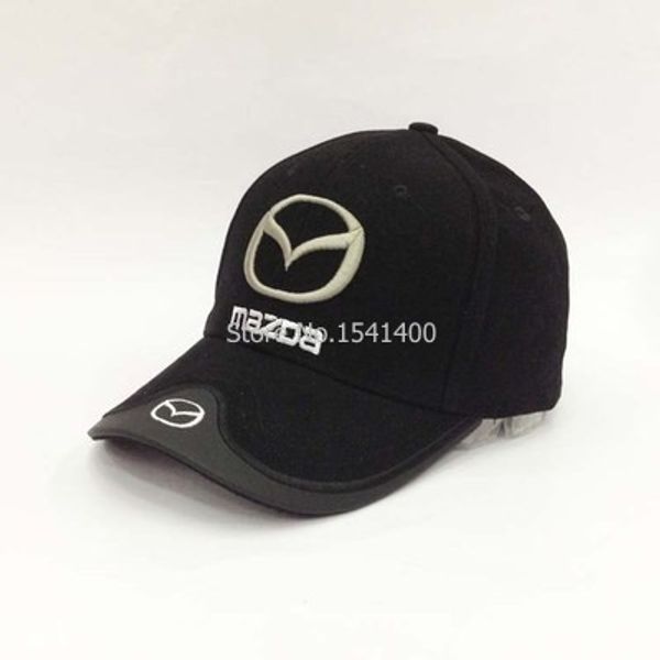 

new arrived hat race hat mazda baseball cap wholesale red black beige blue colure, Blue;gray