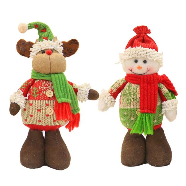 

cute elk snowman christmas pendant ornament showcase party xmas tree decor gift