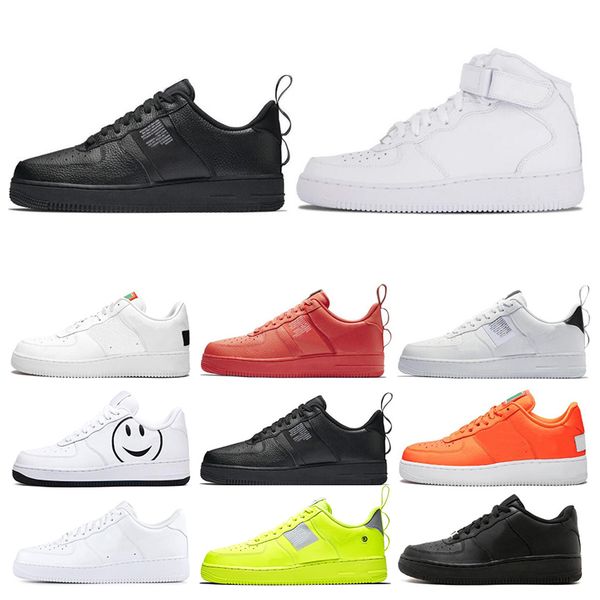 

utility men women casual shoes triple black white wheat red sports skateboarding high low cut trainers sneakers eur 36-45