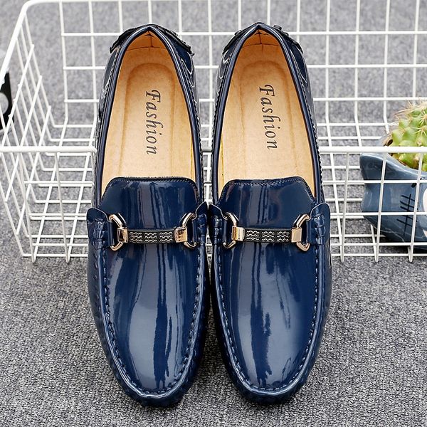 

sooneeya size 38-47 leather casual boat shoes men brand design men loafers glitter driving shoes slip on male moccasins, Black