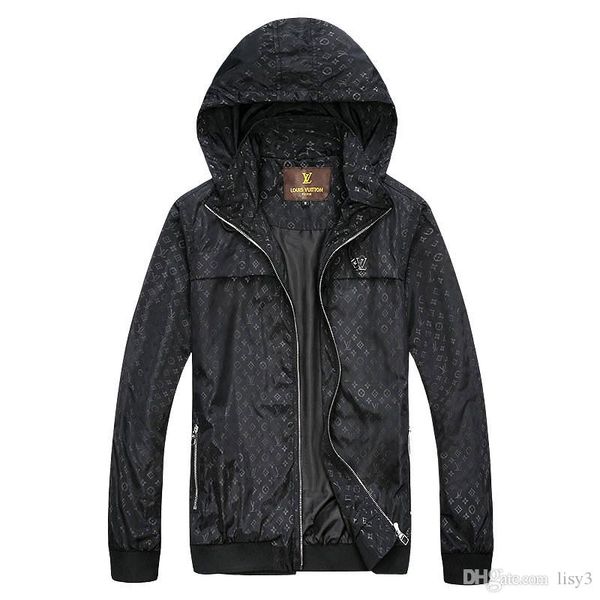 

19ss luxury mens jacket coat autumn windrunner jackets brand design sports windbreaker thin casual jacket men clothing guozh, Black;brown