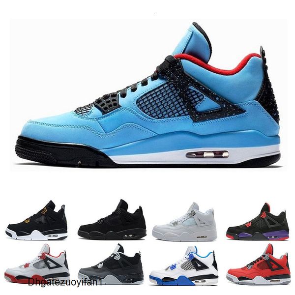 

джек тревис баскетбол обувь 4 4s белый черный злой бык альтернативные голубые cavs oreo чистые денежные мужчин спортивный дизайнер кроссовок